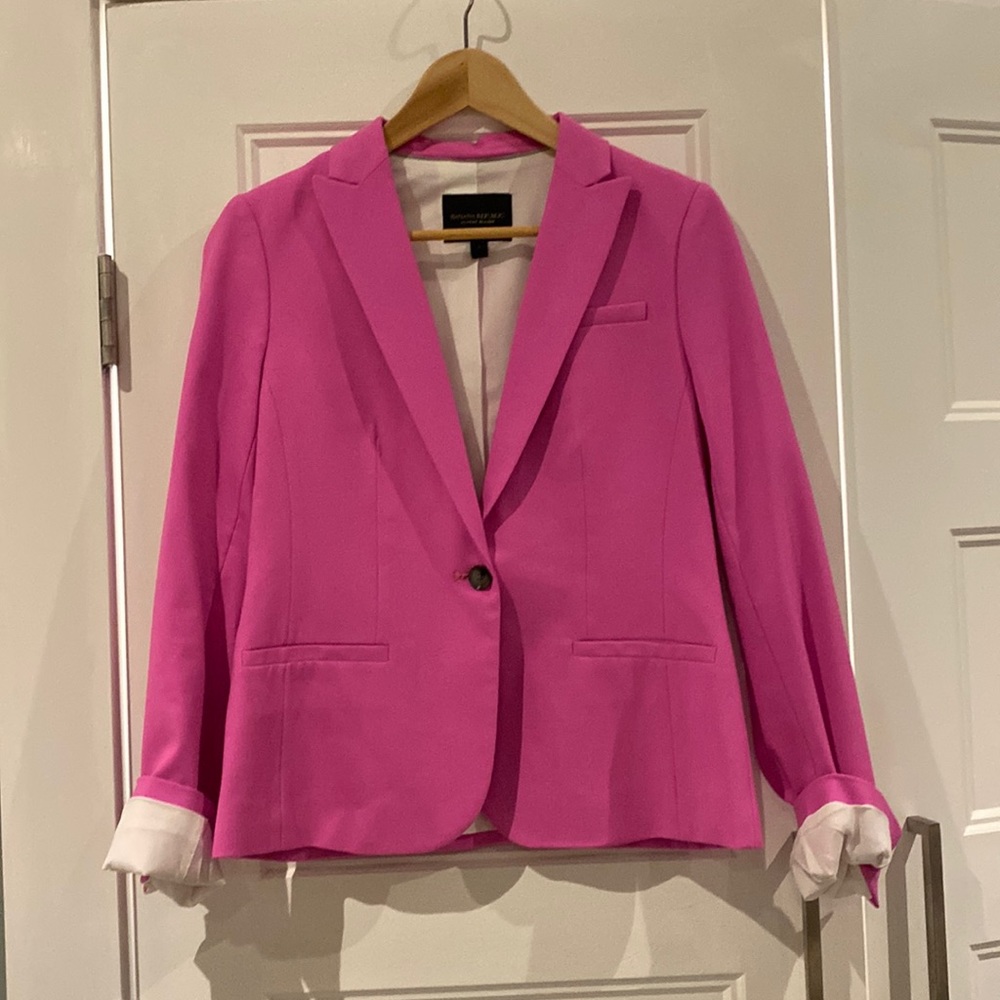 Pink Banana Republic blazer